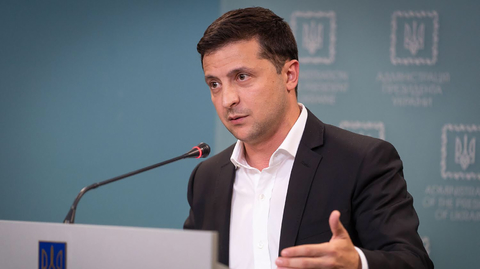 Ukrajinský prezident Volodymyr Zelenskyj.