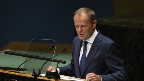 Předseda Evropské rady Donald Tusk.