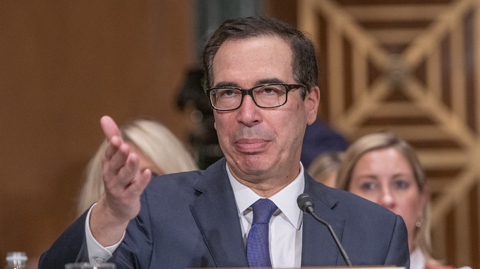 Americký ministr financí Steven Mnuchin.