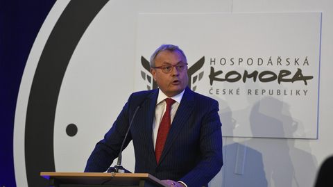 Prezident Hospodářské komory ČR Vladimír Dlouhý.