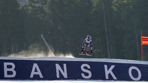 Ester Ledecká v Bansku.