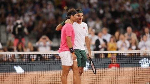 Rafael Nadal s Rogerem Federerem.