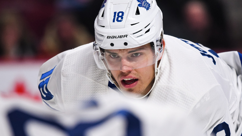 Hokejista Toronta Andreas Johnsson. 