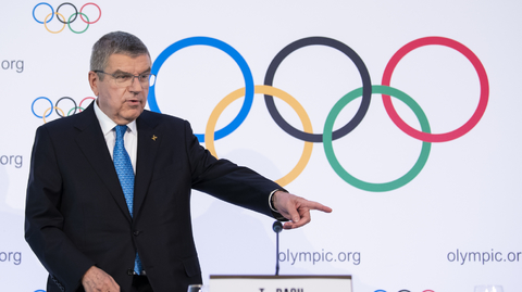 Šéf světového olympismu Thomas Bach.