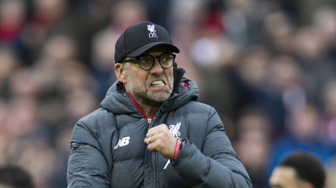 Trenér Liverpoolu Jürgen Klopp.