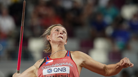 Česká oštěpařka Barbora Špotáková.