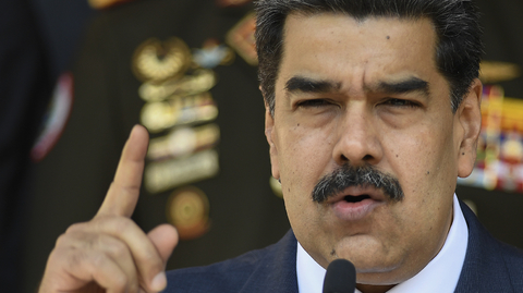 Venezuelský autoritářský prezident Nicolás Maduro.