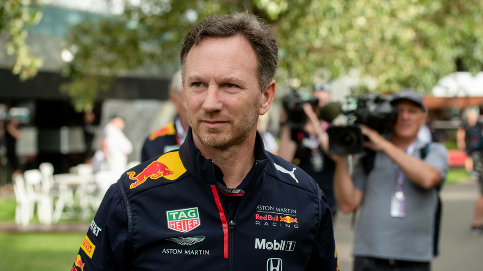 Vedoucí stáje Red Bull Christian Horner.