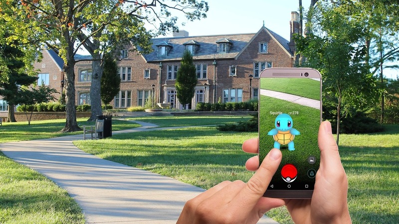 Hra Pokémon Go.