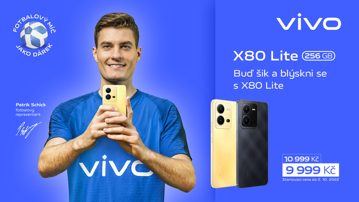 Novinka Vivo X80 Lite 5G přichází na český trh. Dobrý fotoaparát, zajímavá barva a rychlé nabíjení.