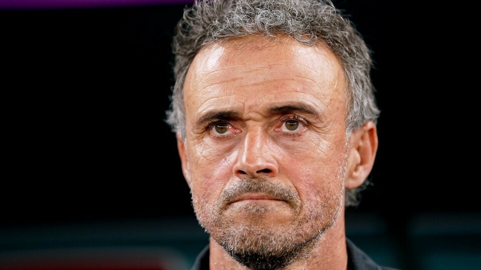 Fotbalový trenér Luis Enrique.